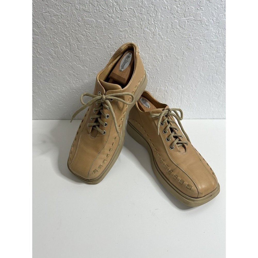 Jacques Raphael Mens Leather Lace up Loafer Sz EU44.5 /‎ 10.5US Made in Italy